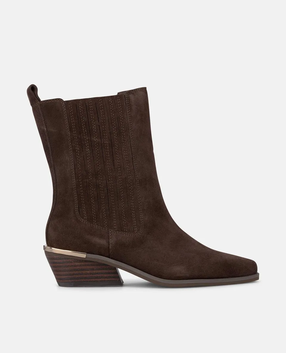 alma-en-pena-chelsea-suede-stiefelette-braun-4-5-cm-blockabsatz image 1