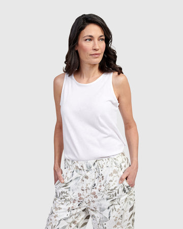 alembika-essential-sleeveless-top-white-damen-tanktop image 2
