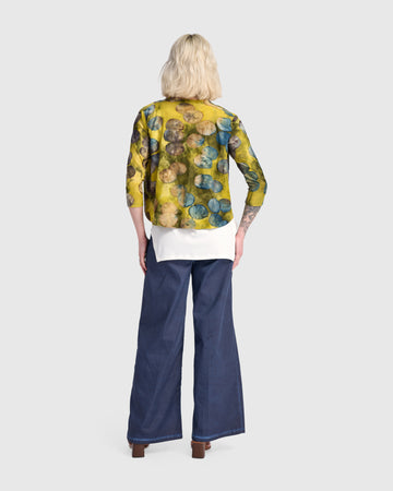 alembika-windchime-cropped-cardigan-gold-ocean-dots image 5