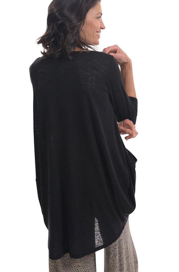 alembika-cocoon-tunika-top-schwarz image 8