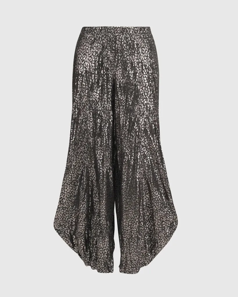 alembika-glimmer-punto-pants-hose-silber image 1