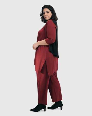 alembika-essential-flow-pants-plum-jerseyhose image 2
