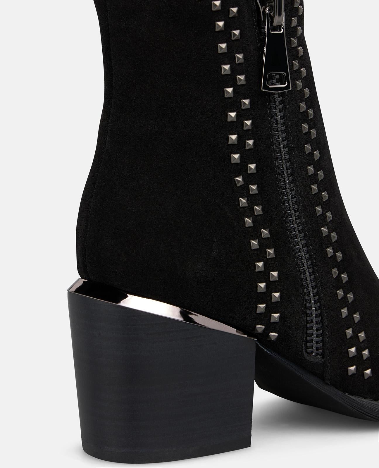 alma-en-pena-stiefeletten-schwarz-wildleder-nieten-7-5-cm image 4