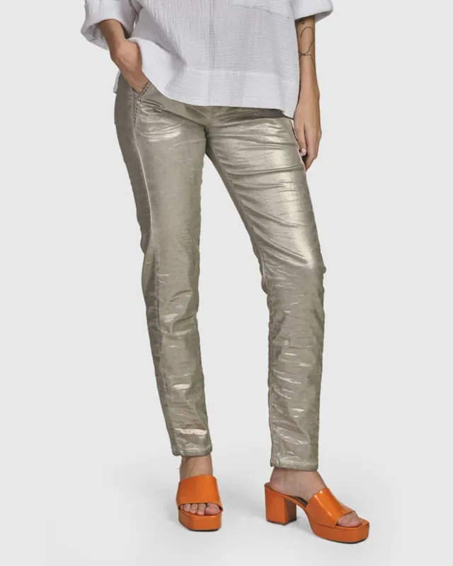 alembika-iconic-stretch-jeans-metallic-luster image 1