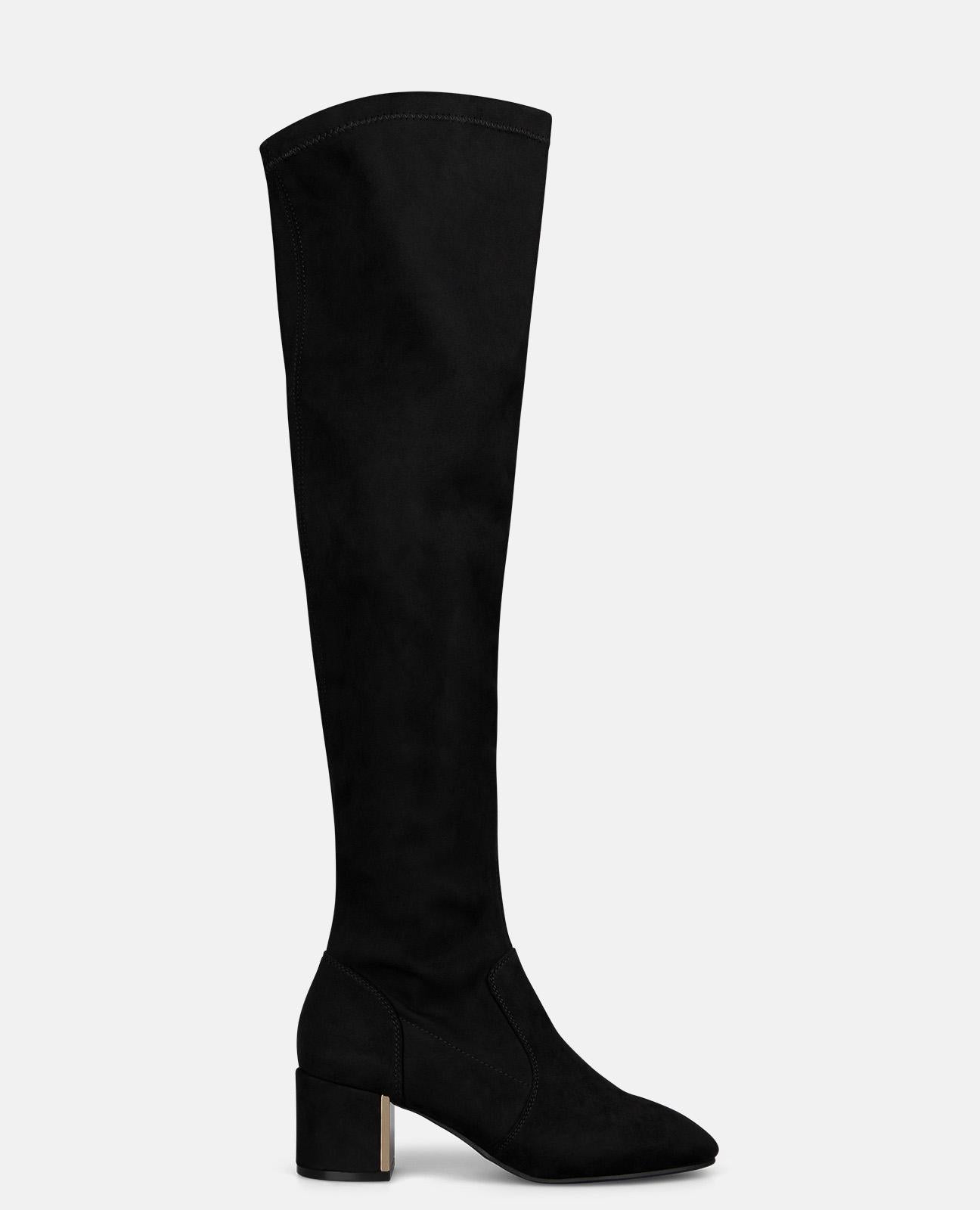 alma-en-pena-high-top-stiefel-aus-kunstleder-schwarz-5-5-cm image 1