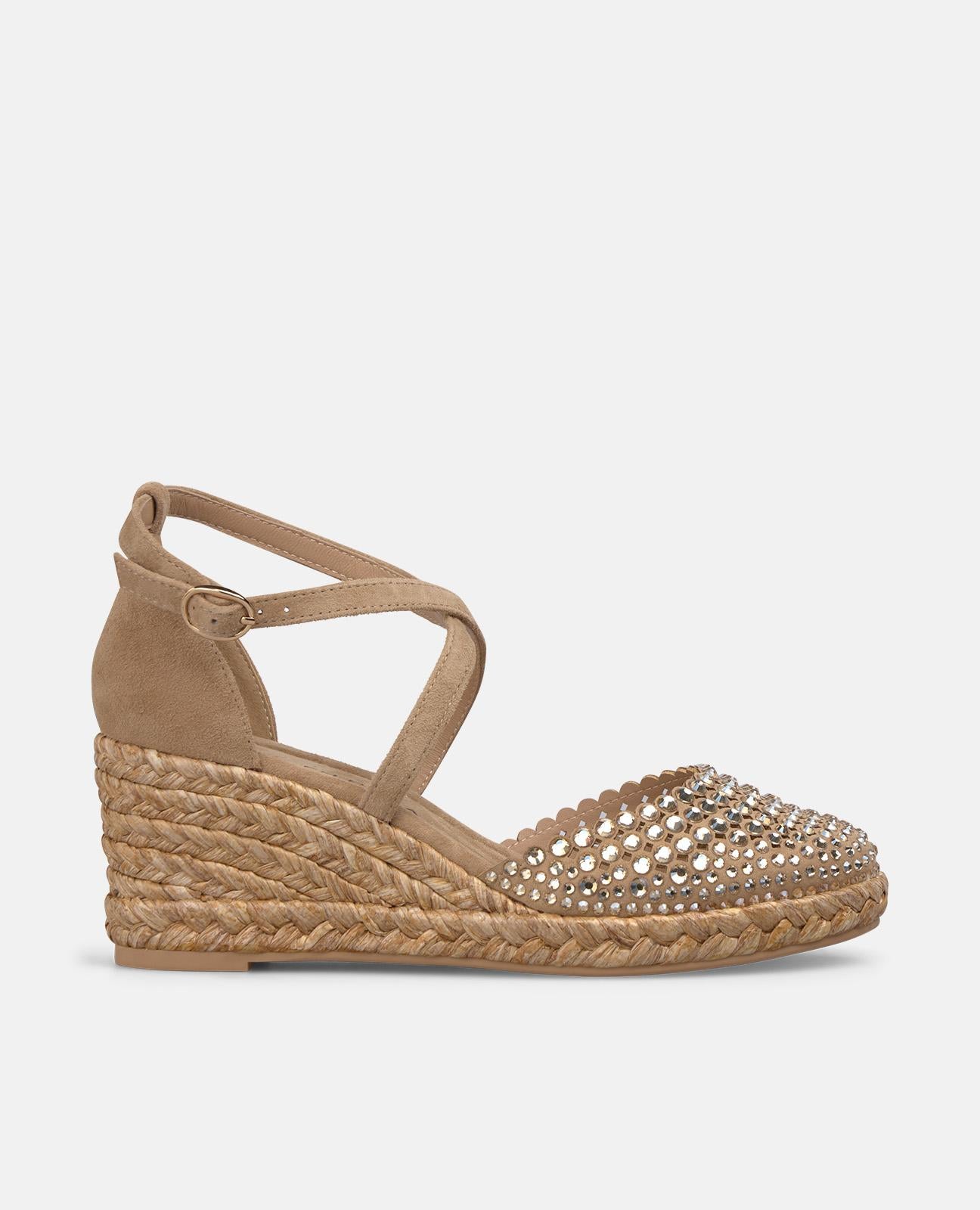 alma-en-pena-esparto-keilschuh-metallic-arena-6-5-cm-keil image 1