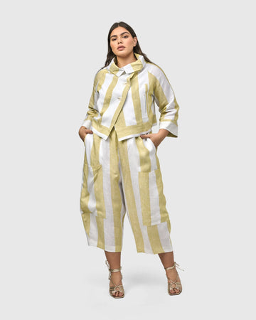 alembika-boardwalk-pants-damen-leinenhose-citron image 5