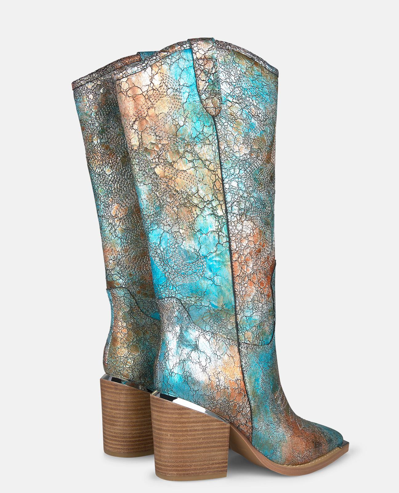 alma-en-pena-country-boot-cowboystiefel-t-rkis-7-5-cm image 3
