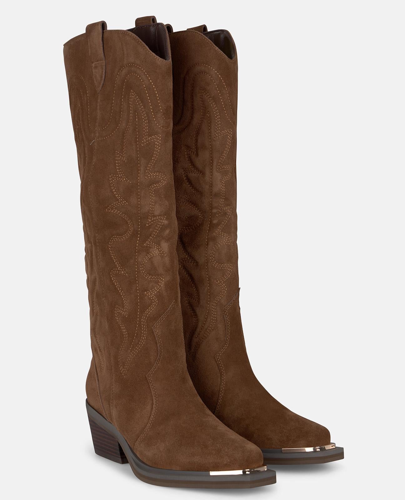 alma-en-pena-alfa-61094-cowboy-stiefel-camel-bestickt-6-cm image 2