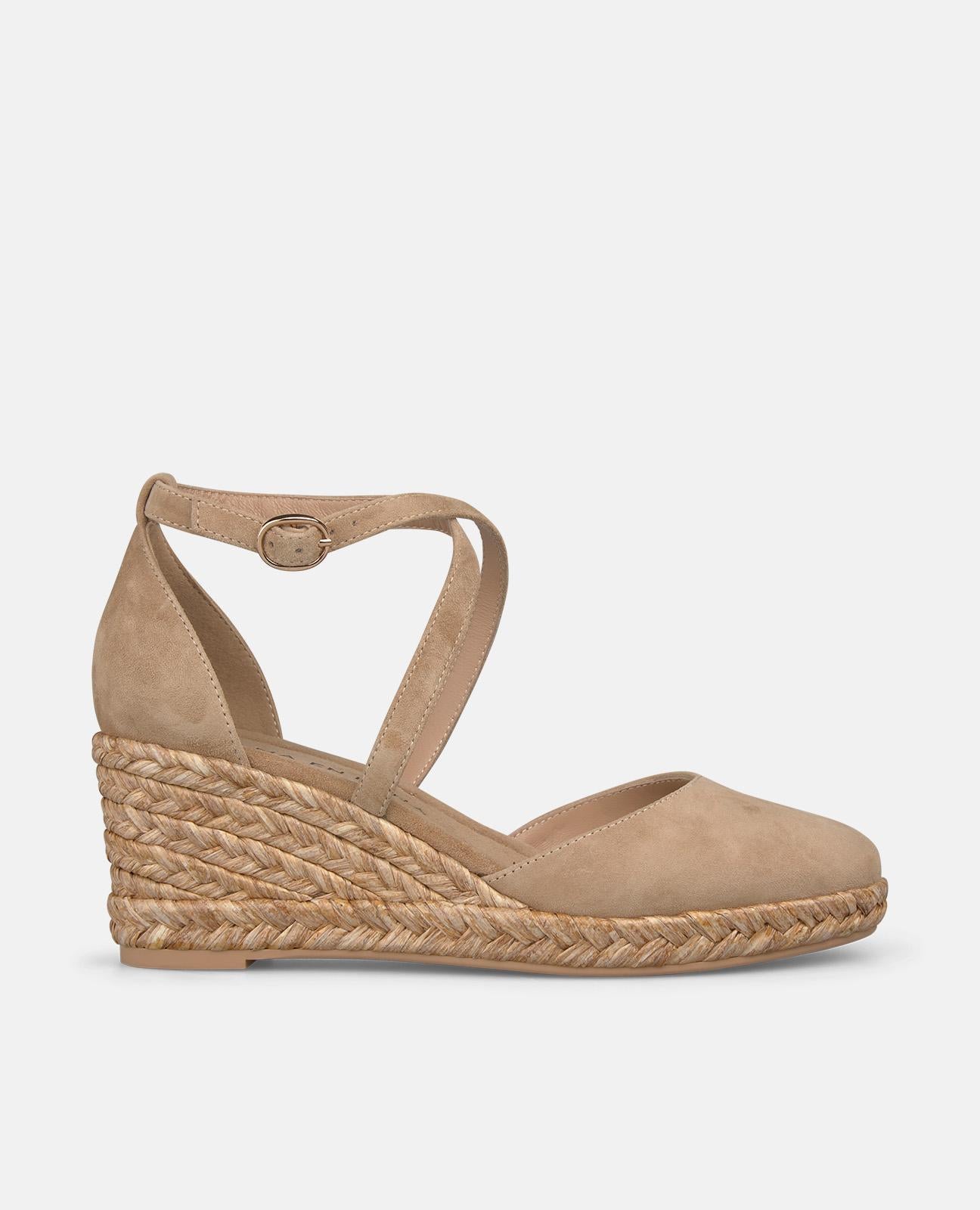alma-en-pena-esparto-wedge-shoe-espadrilles-keilpumps-arena-mit-schnalle-und-6-5 image 1