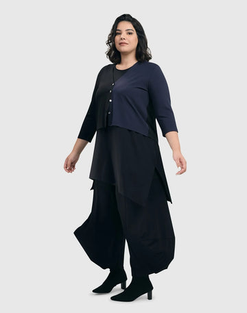 alembika-essential-2-tone-crop-cardigan-navy image 7