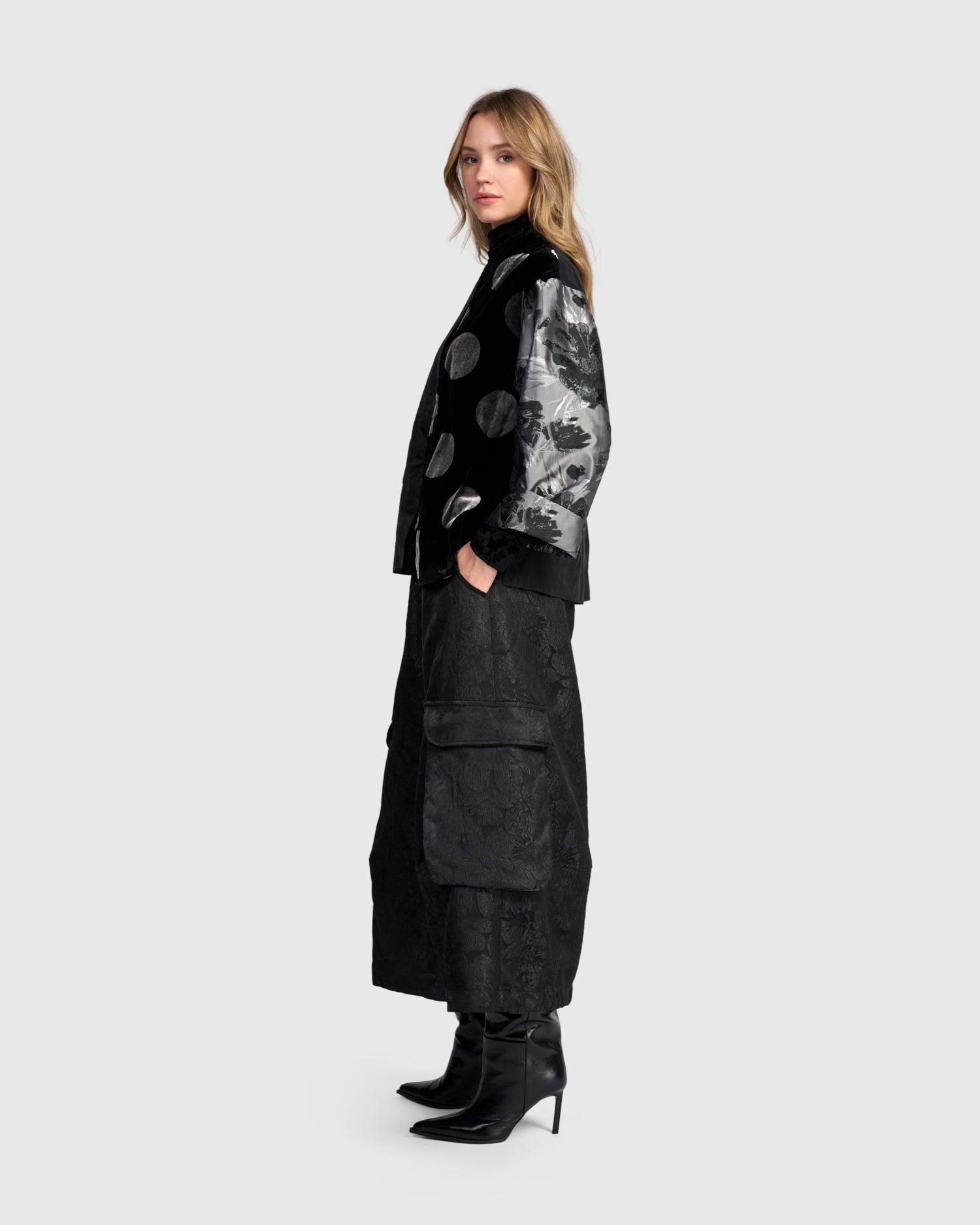 alembika-celeste-jacke-silver-mix-metallic image 5