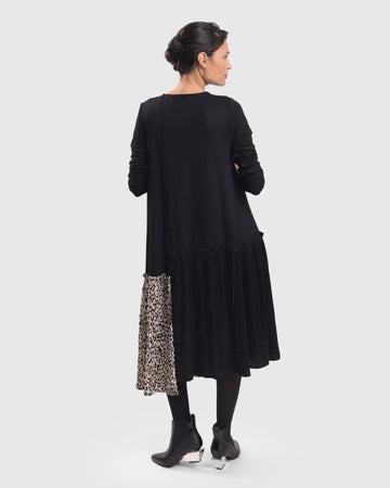 alembika-leo-a-linie-midi-kleid-spots image 4