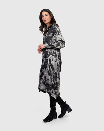 alembika-chroma-babydoll-shirtdress-silver image 4