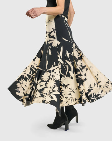 alembika-secret-garden-swing-skirt-floral-damen-rock image 2
