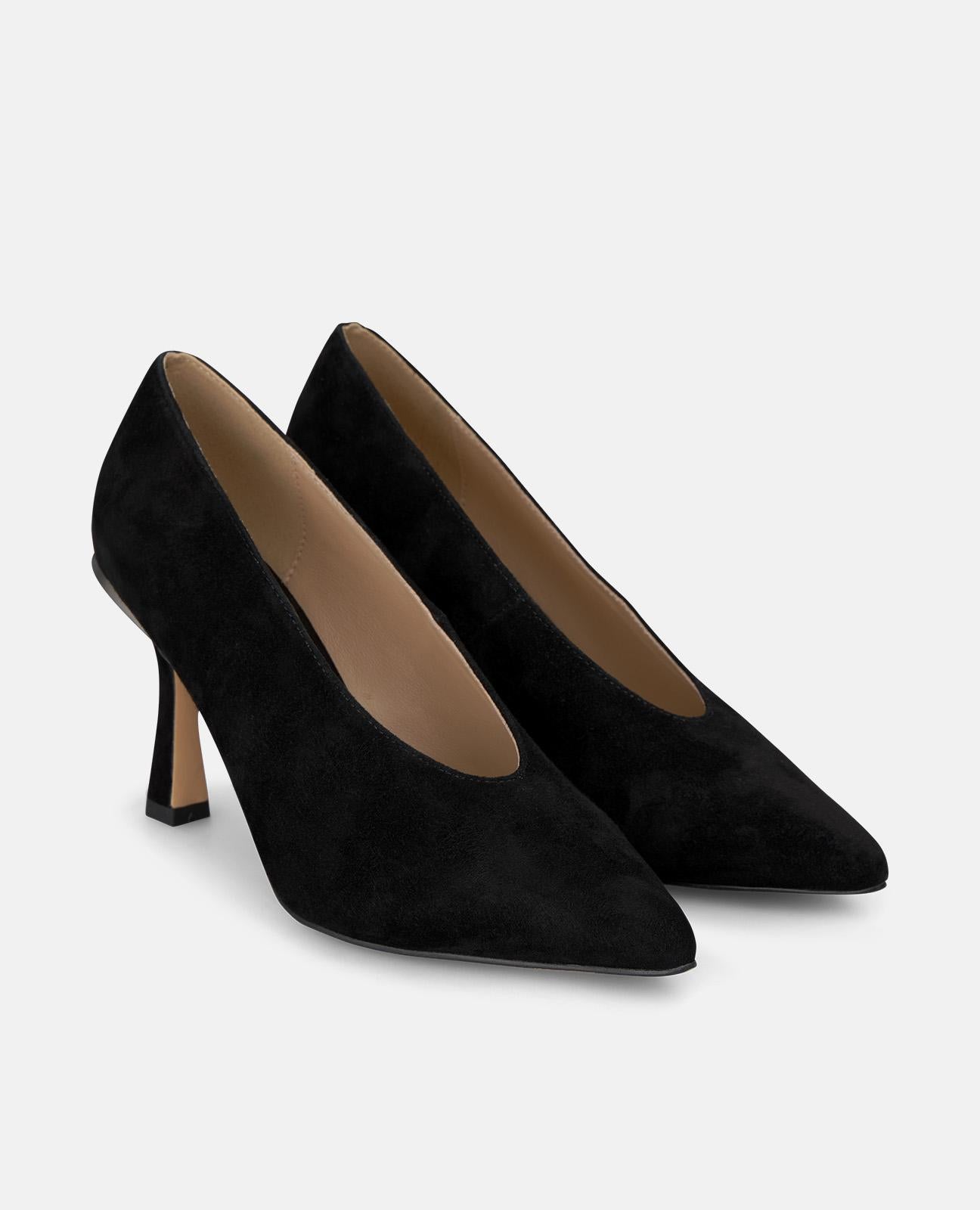 alma-en-pena-suede-pumps-mit-8-cm-absatz-schwarz image 2