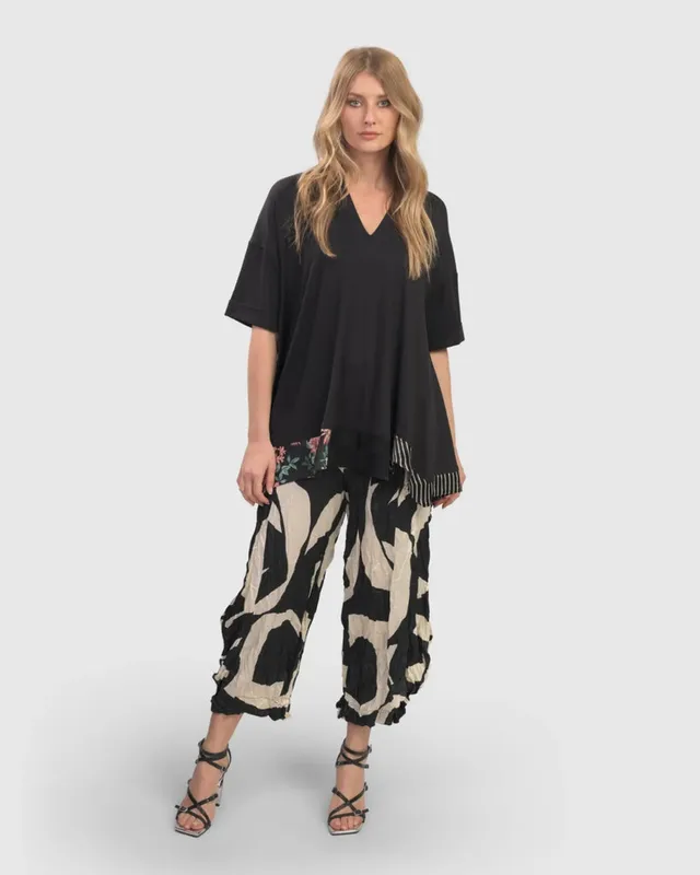 alembika-jane-trapeze-top-flowers-jersey-tunika image 1
