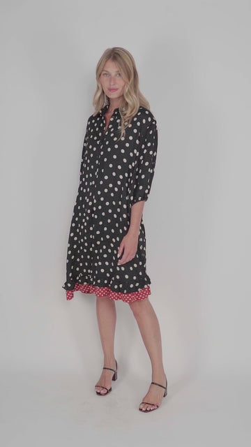 alembika-lara-ruffled-shift-kleid-dots image 6