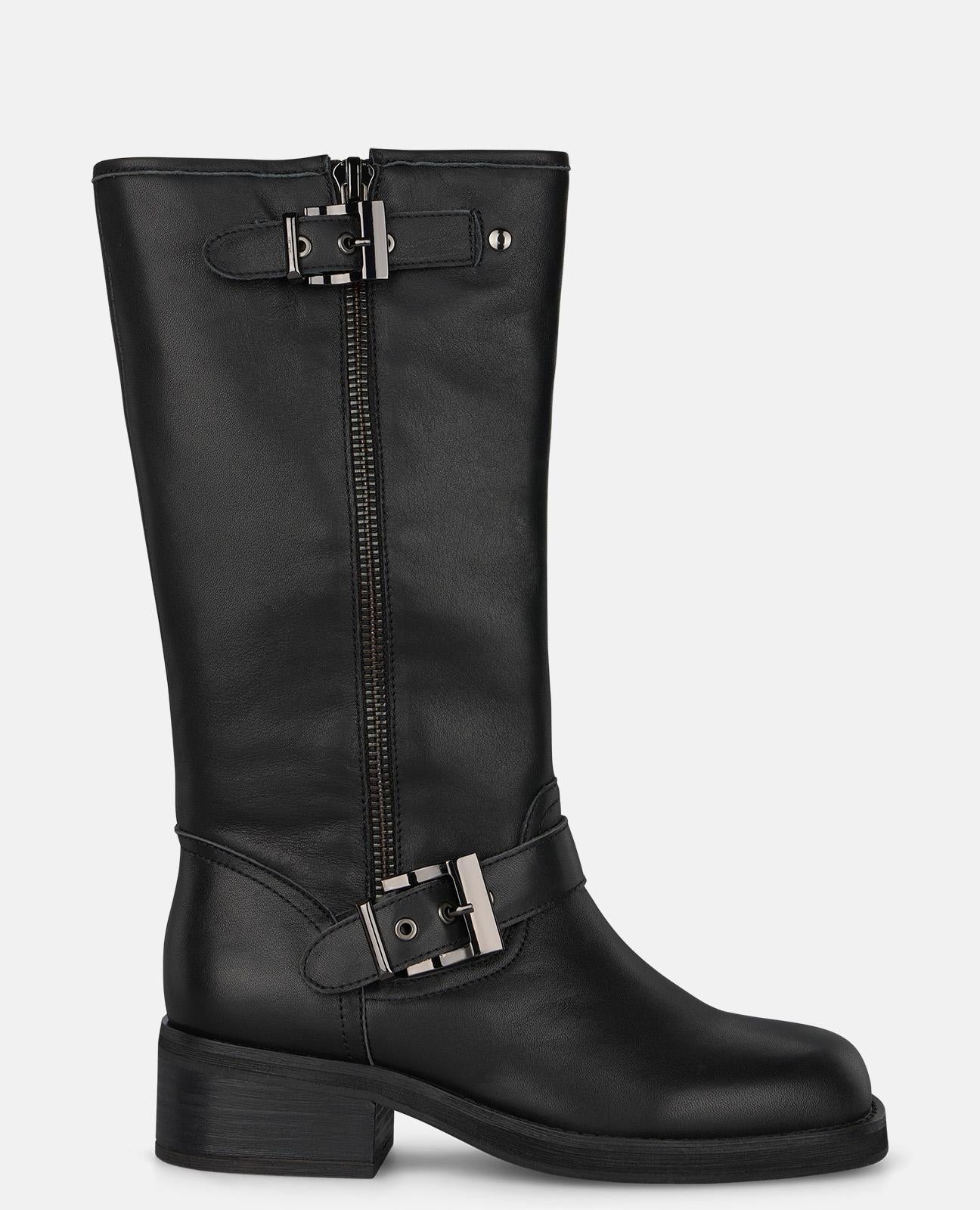 alma-en-pena-boots-with-metallic-studs-stiefelette-schwarz-4-5-cm image 1