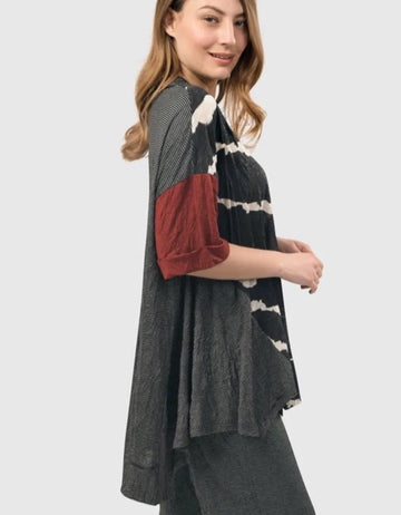 alembika-kat-crinkle-trapeze-top-tunika-rot image 6
