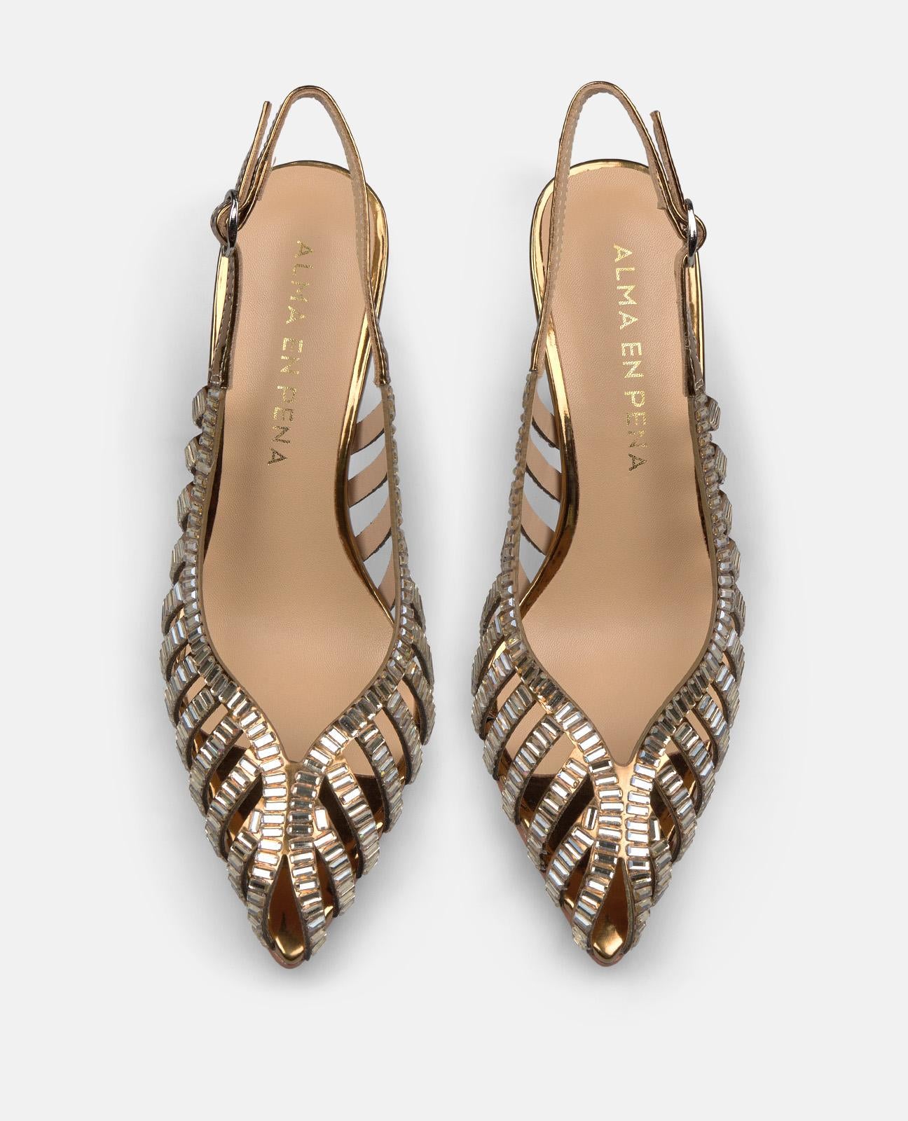 alma-en-pena-stiletto-pumps-mit-kristall-effekt-bronze-9-cm image 5
