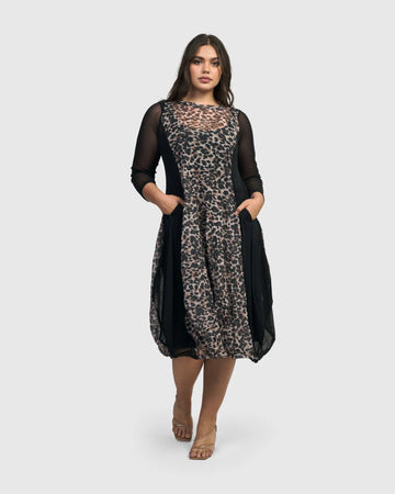 alembika-irina-crew-cocoon-kleid-leopard image 5