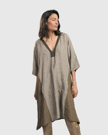 alembika-cool-breeze-caftan-tunic-dress-brown-kaftankleid image 8