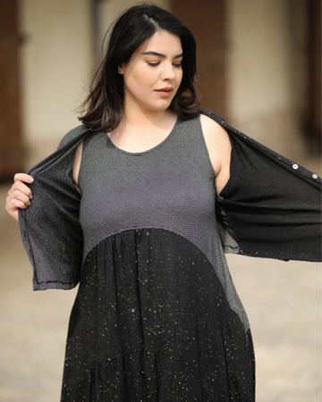 alembika-sprinkle-crinkle-crop-cardy-jacke-schwarz image 3