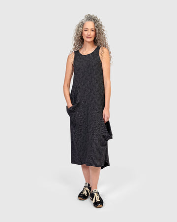 alembika-urban-sahara-midi-kleid-pinstripes image 4
