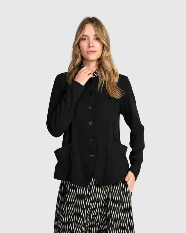 alembika-catalyst-blazer-schwarz-double-knit image 1