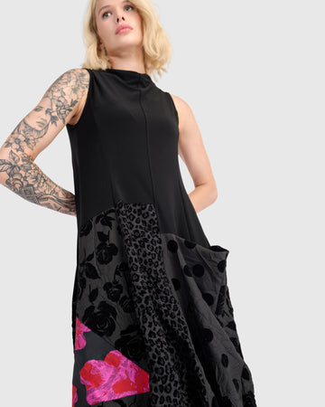 alembika-bijou-wonderful-kleid-schwarz-mix image 4