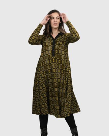 alembika-dynamite-shirt-dress-chartreuse-hemdkleid image 3