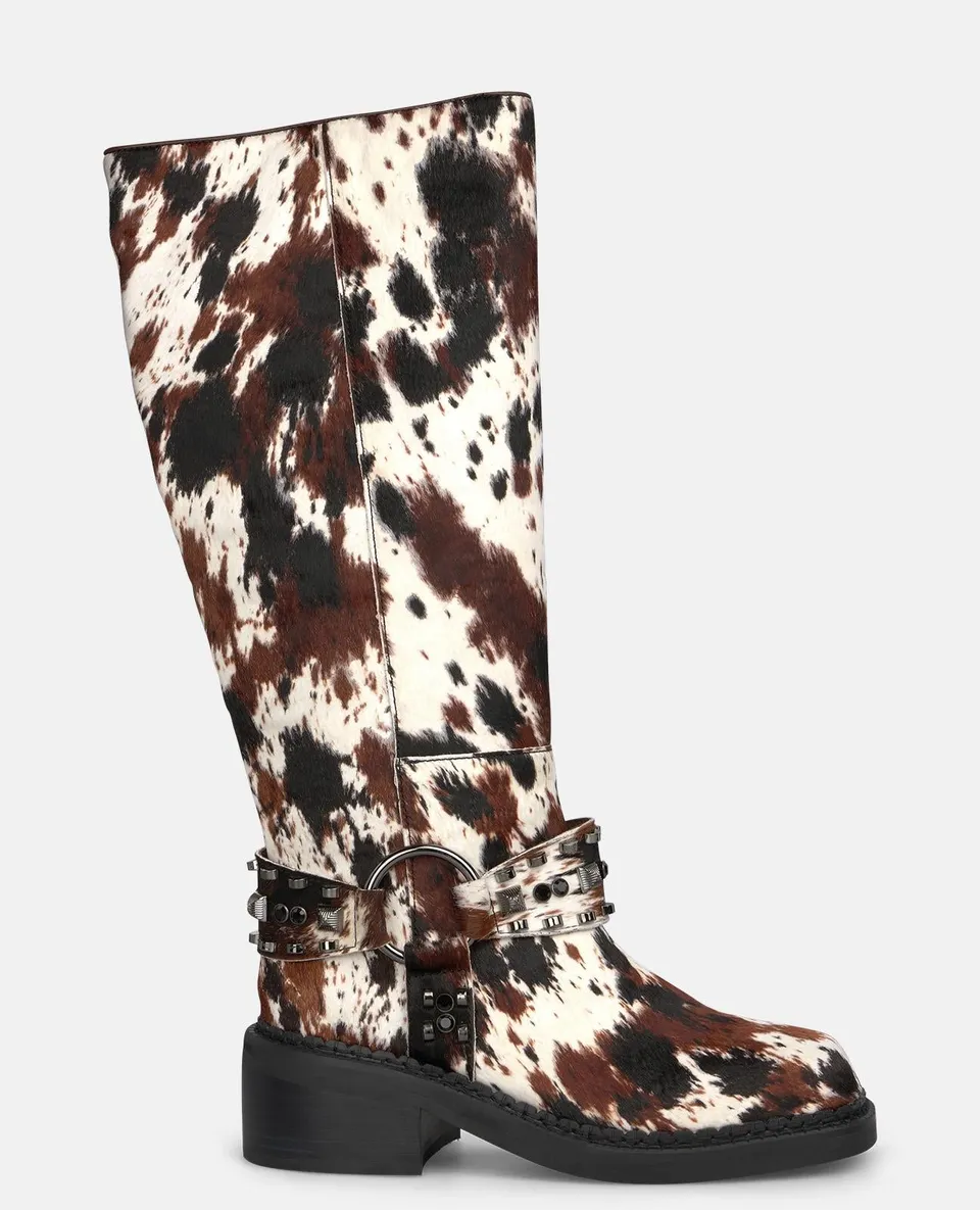 alma-en-pena-studded-biker-boot-multicolor-6-cm image 1