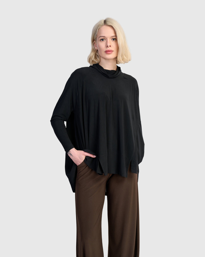 alembika-essential-slinky-swing-turtleneck-black-rolli-tunika image 1