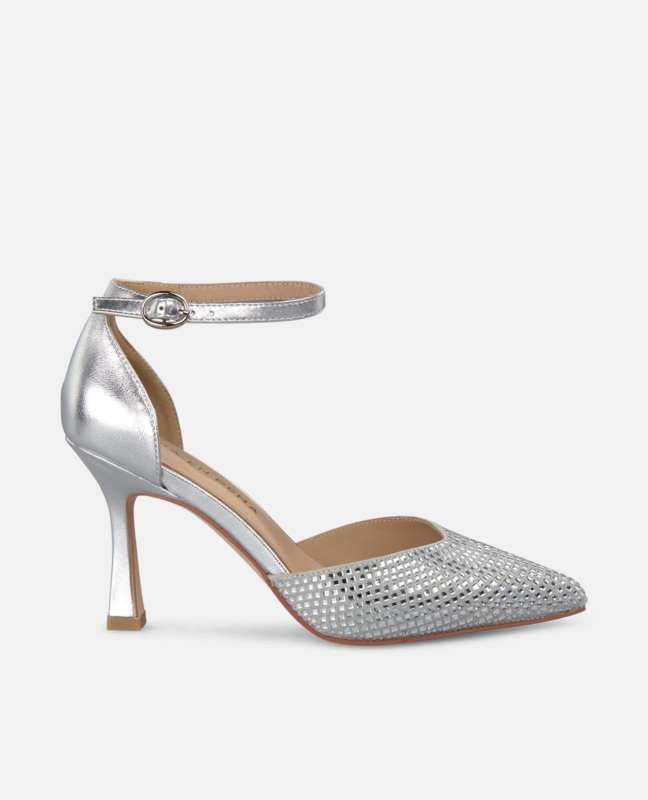 alma-en-pena-alfa-53746-stiletto-pumps-mit-strass-spitze-silber-9-cm image 1
