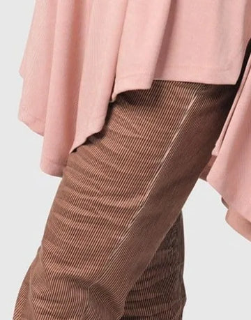 alembika-pinstripe-iconic-stretch-jeans-coral-relaxed-taper image 4