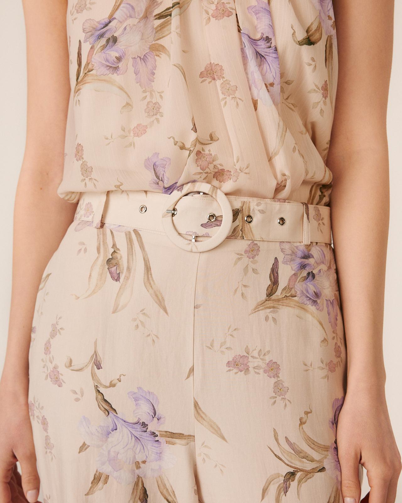 alma-en-pena-print-hose-wide-leg-mosaik-lila image 4