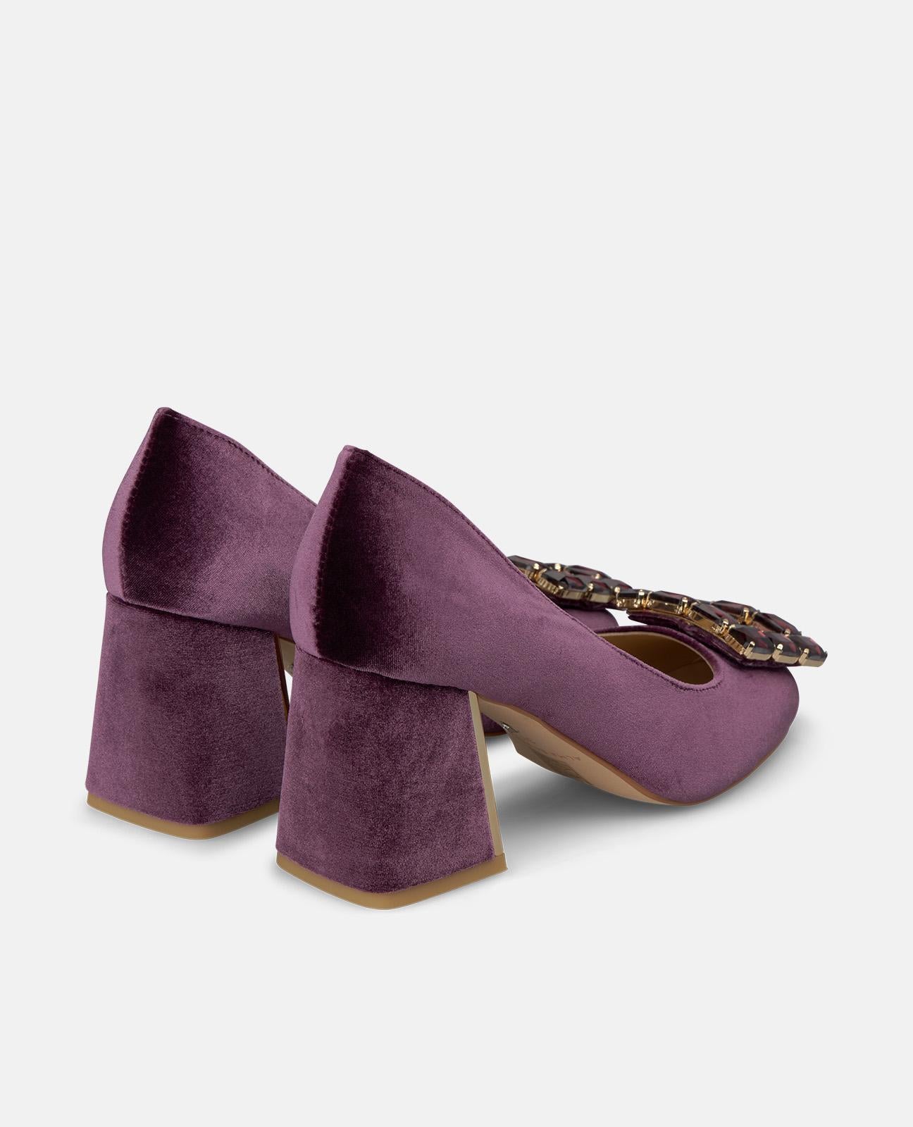 alma-en-pena-velvet-heeled-shoe-samt-pumps-lavendel-7-cm image 3