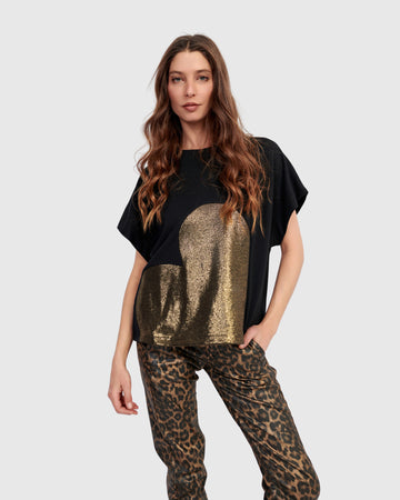 alembika-lola-heart-tee-gold-t-shirt-herz-applikation image 4