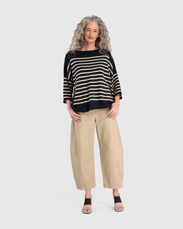 alembika-carolina-relaxed-sweater-navy-cream-pullover image 7