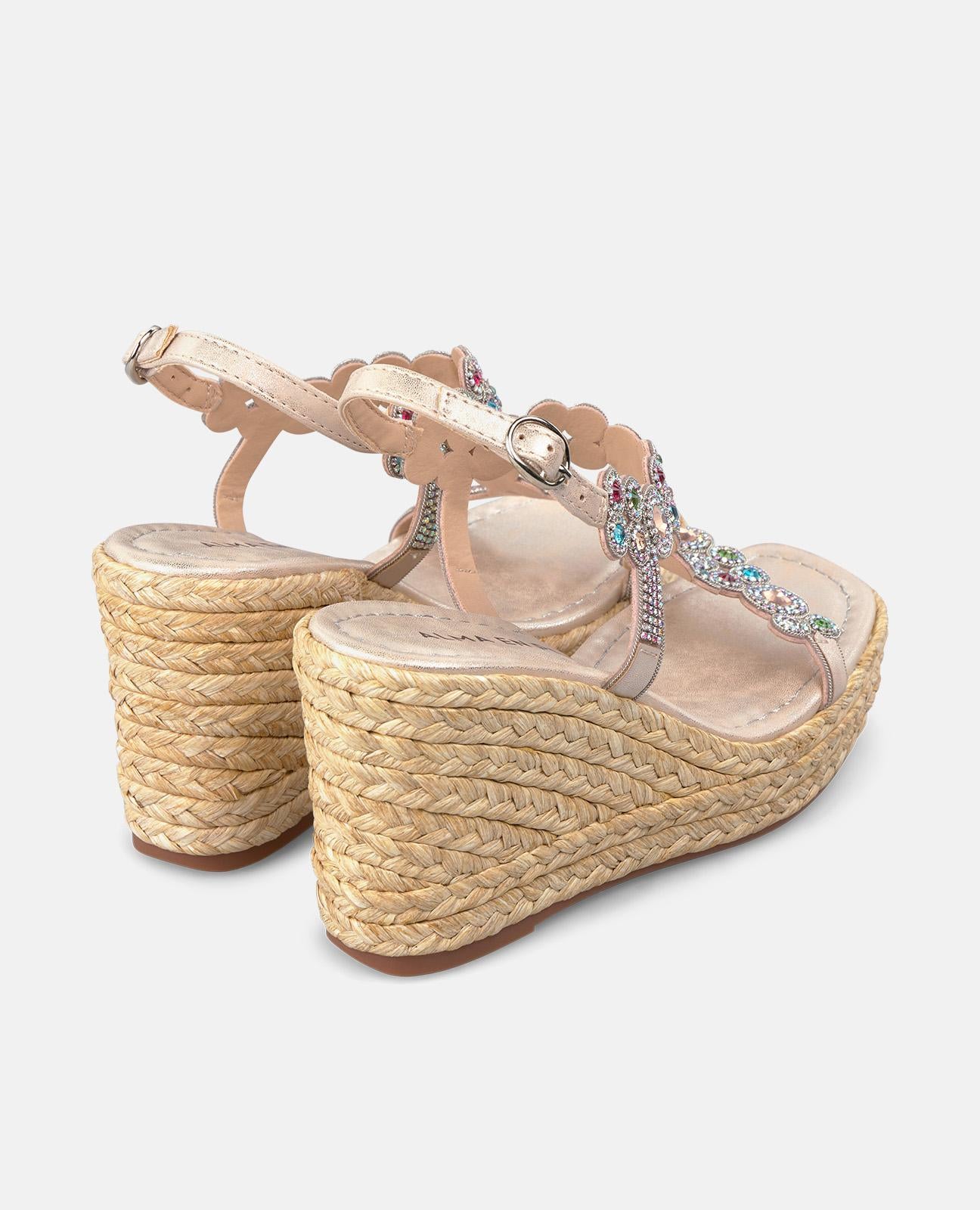 alma-en-pena-hohe-keilsandalen-rosa-mit-strass-9-8-cm image 3