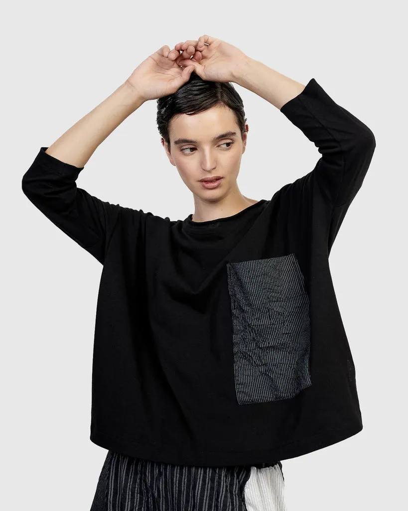 alembika-urban-seoul-tee-black-baumwoll-shirt image 1