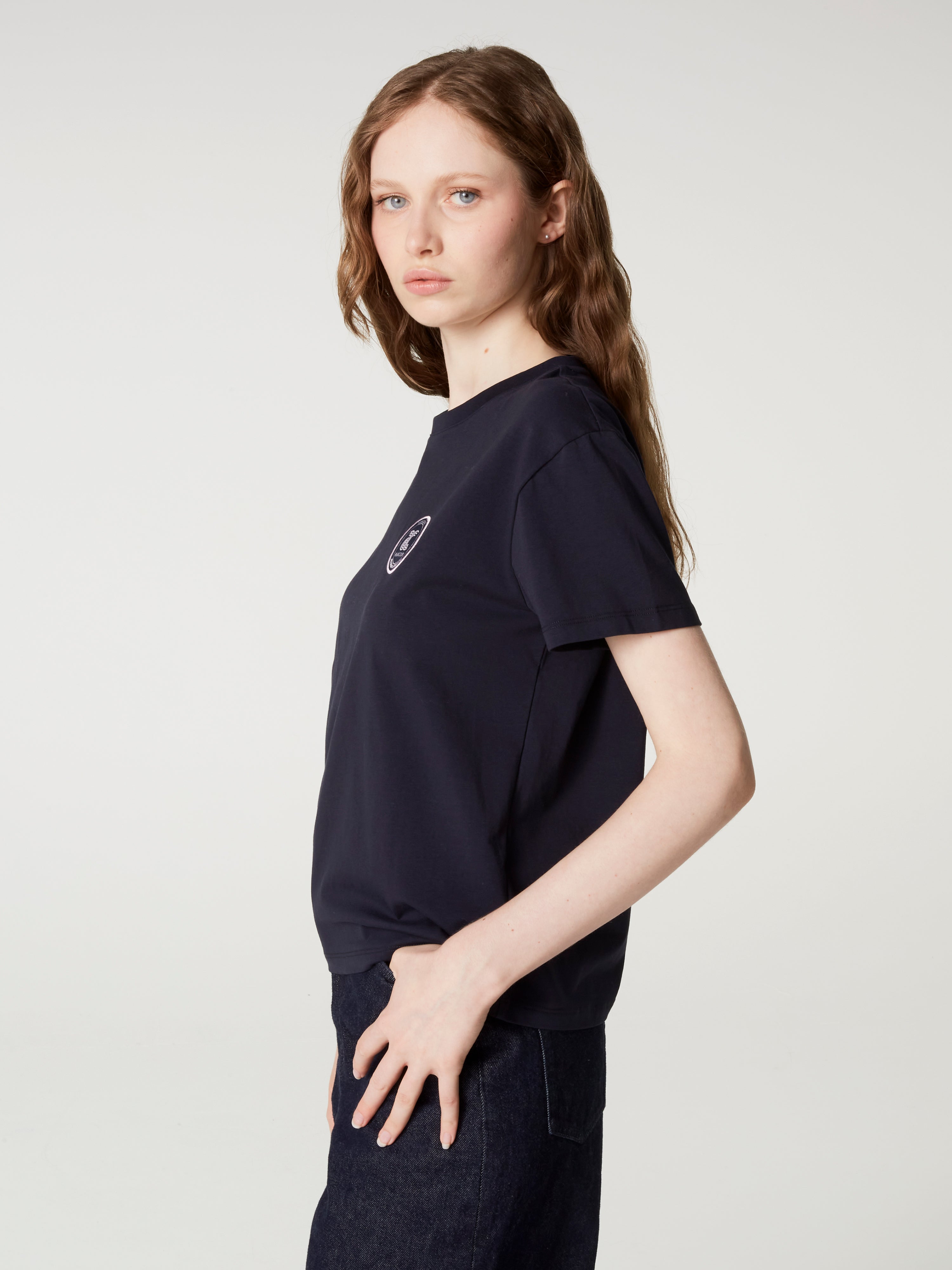 absolut-paddock-t-shirt-damen-rundhals-baumwolle-navy-harcour-capsule image 4