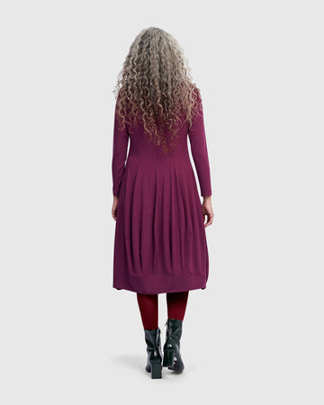 alembika-essential-rollkragen-kleid-sangria image 5