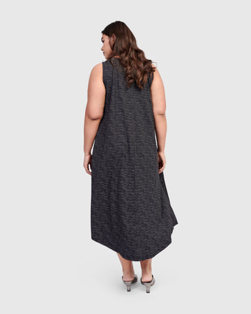 alembika-urban-sahara-midi-kleid-pinstripes image 8