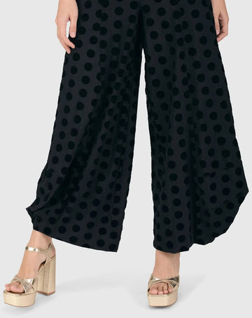 alembika-dot-flocked-punto-pants-black image 5
