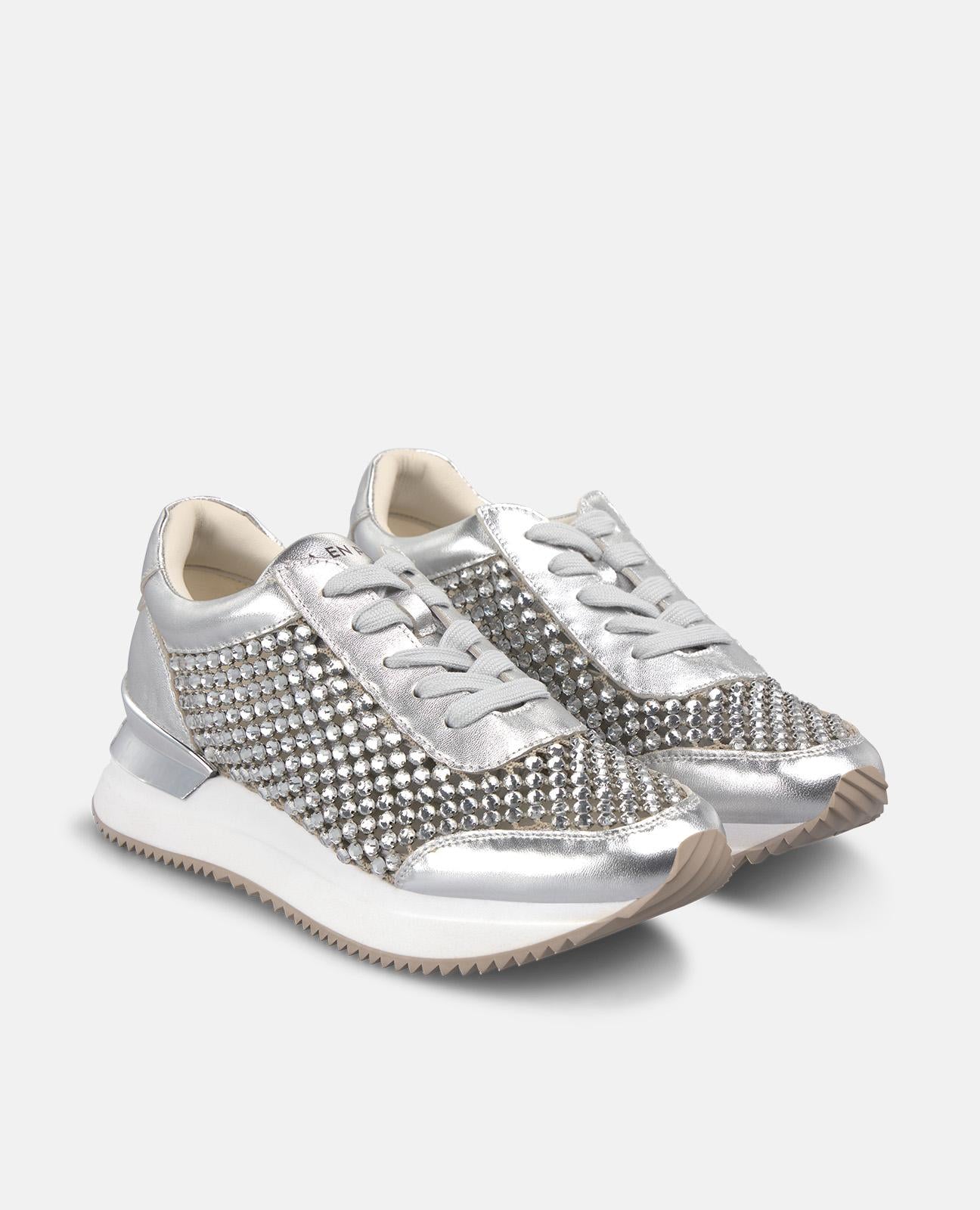 alma-en-pena-sports-platform-damen-sneaker-silber-metallic-mit-4-5-cm-plateau image 2