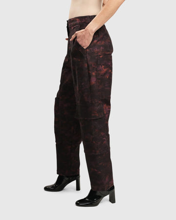 alembika-gig-cargo-hose-mit-taschen-weinrot image 2