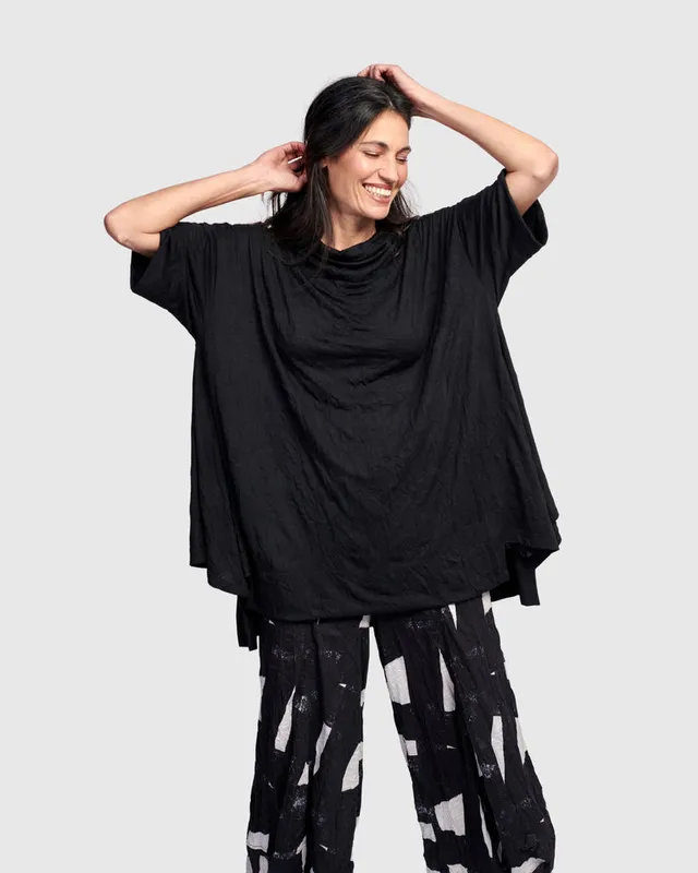 alembika-nightline-trapeze-top-schwarz image 1