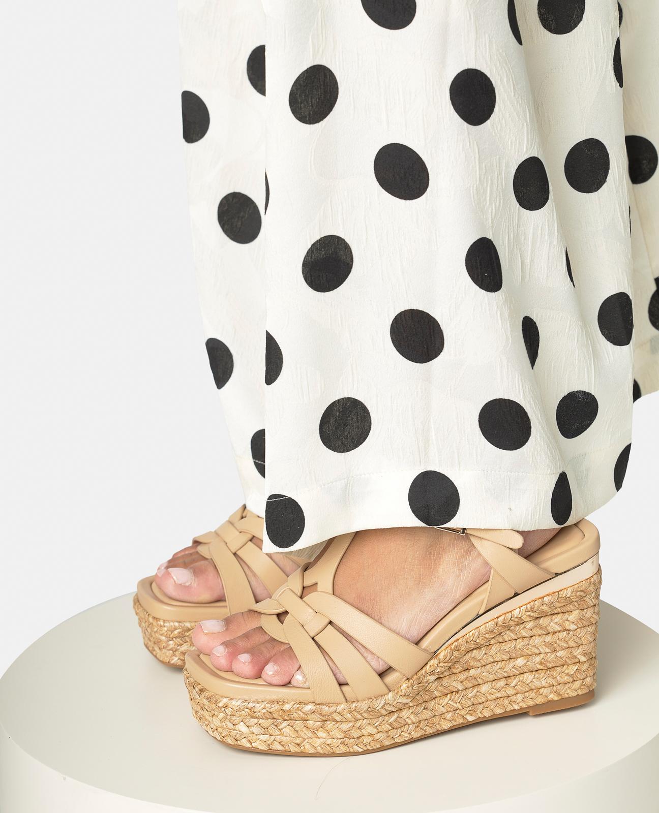 alma-en-pena-multiple-strap-esparto-wedge-keilsandalen-arena image 5